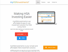 Tablet Screenshot of myhsainvestments.com